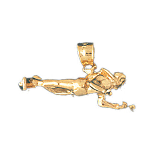 14K GOLD NAUTICAL CHARM - SCUBA #1401