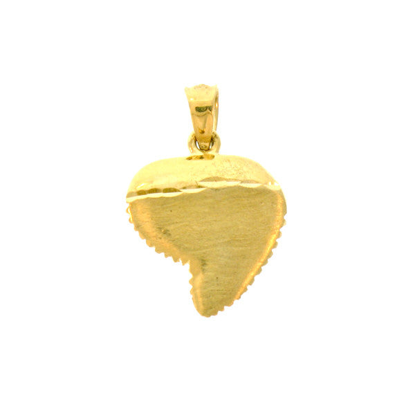 14K GOLD NAUTICAL CHARM - SHARK TOOTH #925