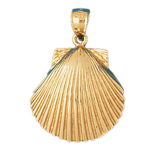 14K GOLD NAUTICAL CHARM - SHELL #218