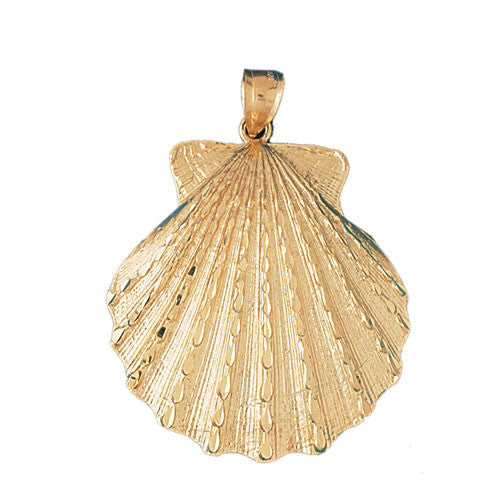 14K GOLD NAUTICAL CHARM - SHELL #200