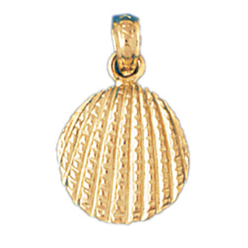 14K GOLD NAUTICAL CHARM - SHELL #206