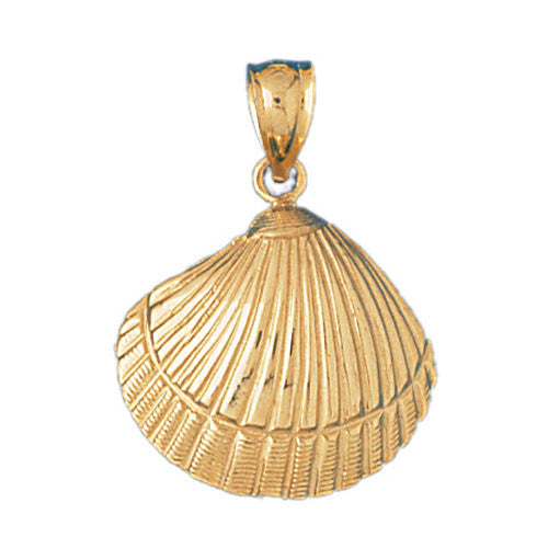 14K GOLD NAUTICAL CHARM - SHELL #208