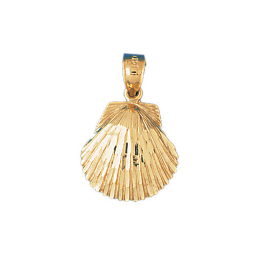 14K GOLD NAUTICAL CHARM - SHELL #212