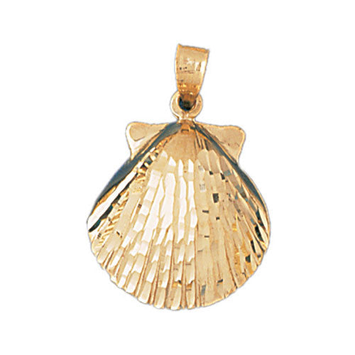 14K GOLD NAUTICAL CHARM - SHELL #215
