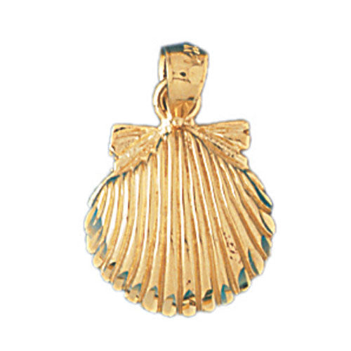 14K GOLD NAUTICAL CHARM - SHELL #221