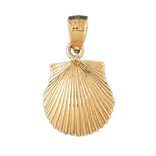 14K GOLD NAUTICAL CHARM - SHELL #222