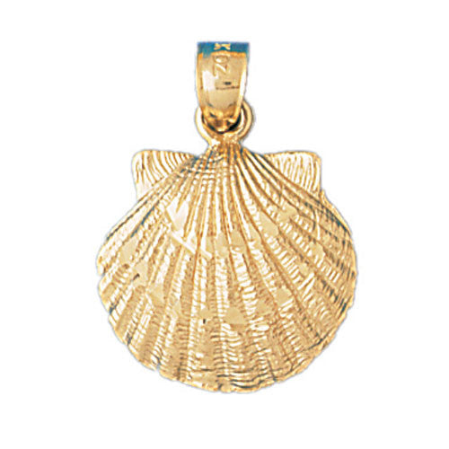 14K GOLD NAUTICAL CHARM - SHELL #224