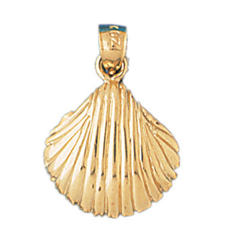 14K GOLD NAUTICAL CHARM - SHELL #225