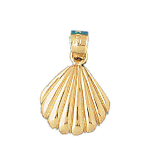 14K GOLD NAUTICAL CHARM - SHELL #226