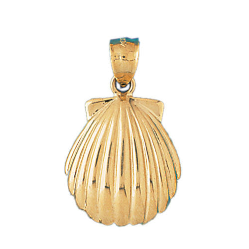 14K GOLD NAUTICAL CHARM - SHELL #229