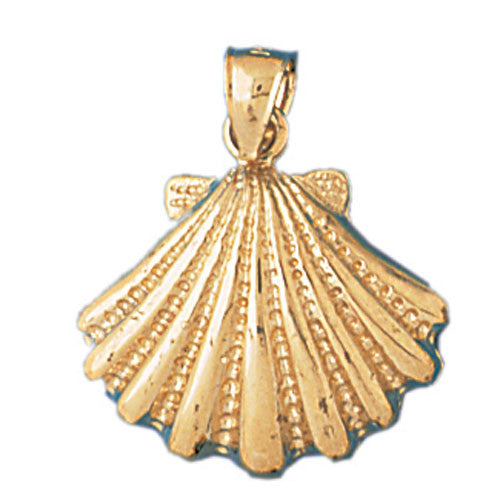 14K GOLD NAUTICAL CHARM - SHELL #231
