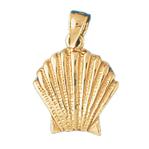 14K GOLD NAUTICAL CHARM - SHELL #232