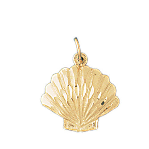 14K GOLD NAUTICAL CHARM - SHELL #233