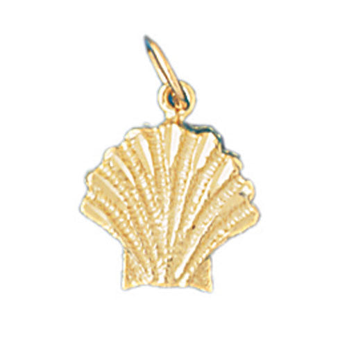 14K GOLD NAUTICAL CHARM - SHELL #234