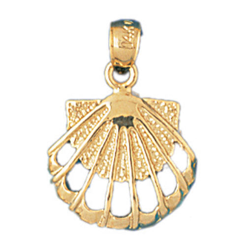 14K GOLD NAUTICAL CHARM - SHELL #235