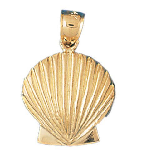 14K GOLD NAUTICAL CHARM - SHELL #239