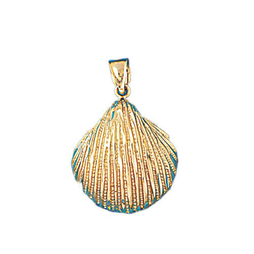 14K GOLD NAUTICAL CHARM - SHELL #246