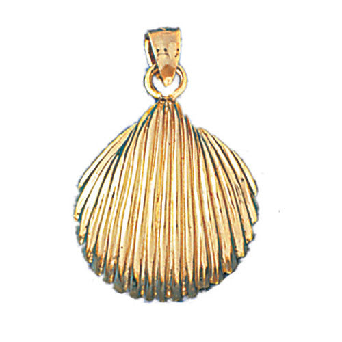 14K GOLD NAUTICAL CHARM - SHELL #247