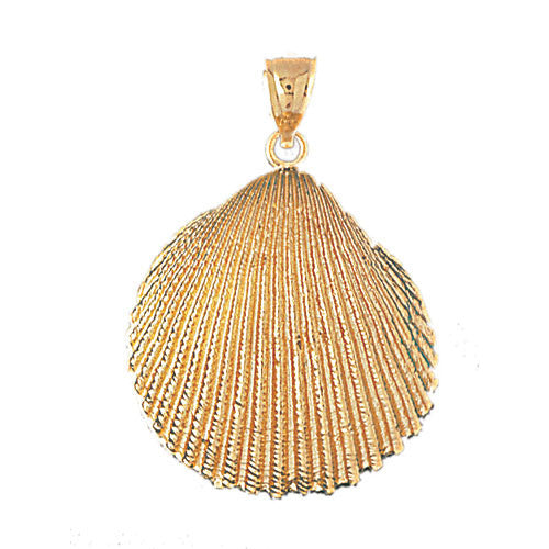 14K GOLD NAUTICAL CHARM - SHELL #249