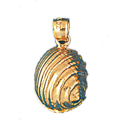 14K GOLD NAUTICAL CHARM - SHELL #250