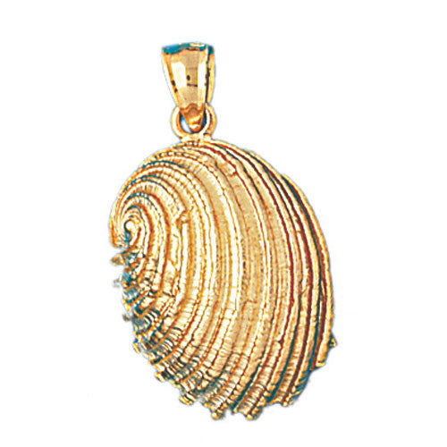 14K GOLD NAUTICAL CHARM - SHELL #253