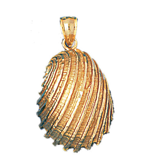 14K GOLD NAUTICAL CHARM - SHELL #254