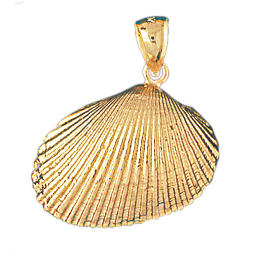 14K GOLD NAUTICAL CHARM - SHELL #255