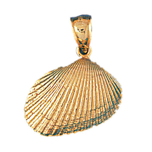 14K GOLD NAUTICAL CHARM - SHELL #257