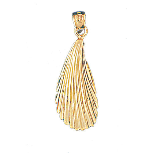 14K GOLD NAUTICAL CHARM - SHELL #259
