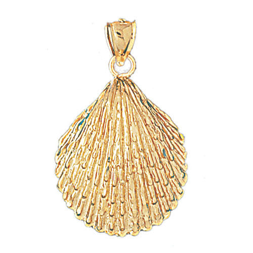 14K GOLD NAUTICAL CHARM - SHELL #262