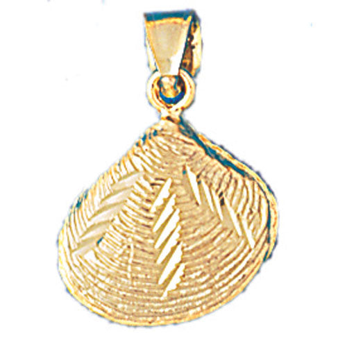 14K GOLD NAUTICAL CHARM - SHELL #264