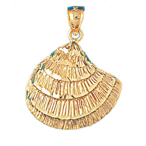14K GOLD NAUTICAL CHARM - SHELL #267