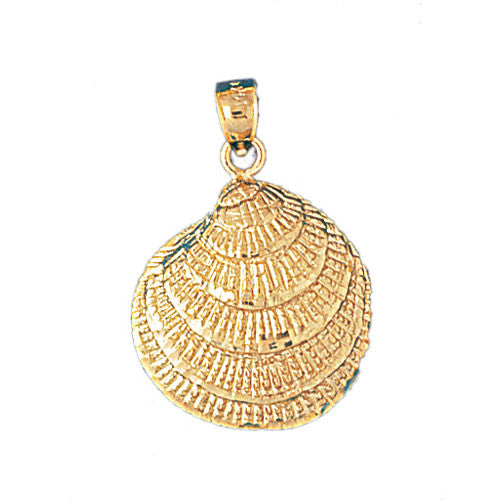 14K GOLD NAUTICAL CHARM - SHELL #268