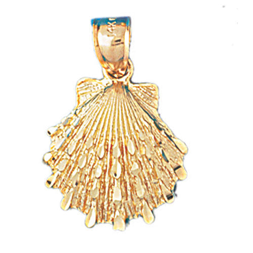 14K GOLD NAUTICAL CHARM - SHELL #270