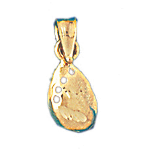 14K GOLD NAUTICAL CHARM - SHELL #275