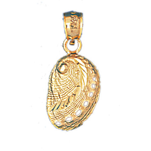 14K GOLD NAUTICAL CHARM - SHELL #278