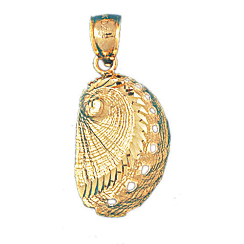 14K GOLD NAUTICAL CHARM - SHELL #279