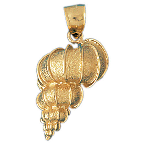 14K GOLD NAUTICAL CHARM - SHELL #282