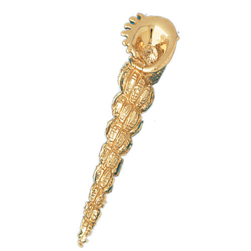 14K GOLD NAUTICAL CHARM - SHELL #285