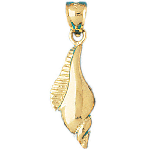 14K GOLD NAUTICAL CHARM - SHELL #288