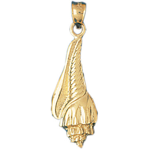 14K GOLD NAUTICAL CHARM - SHELL #289