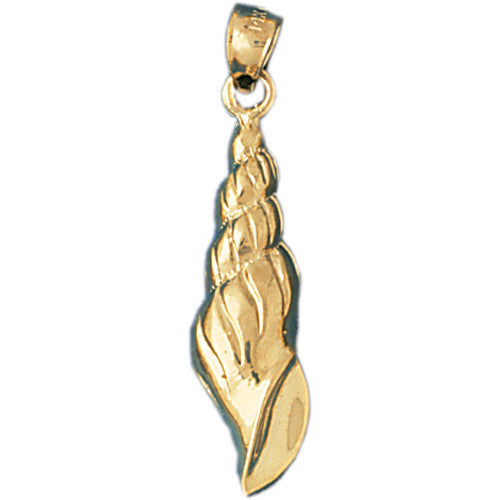 14K GOLD NAUTICAL CHARM - SHELL #290