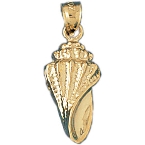 14K GOLD NAUTICAL CHARM - SHELL #293