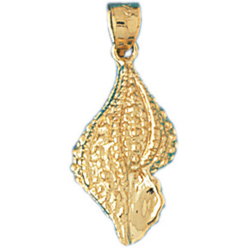 14K GOLD NAUTICAL CHARM - SHELL #294