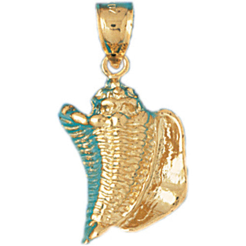 14K GOLD NAUTICAL CHARM - SHELL #295