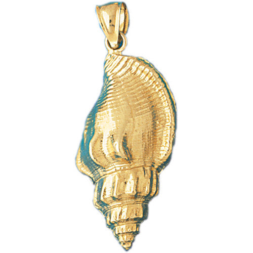 14K GOLD NAUTICAL CHARM - SHELL #296