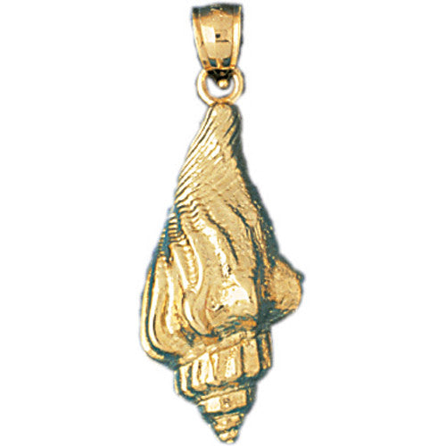 14K GOLD NAUTICAL CHARM - SHELL #298