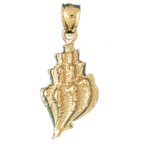 14K GOLD NAUTICAL CHARM - SHELL #299