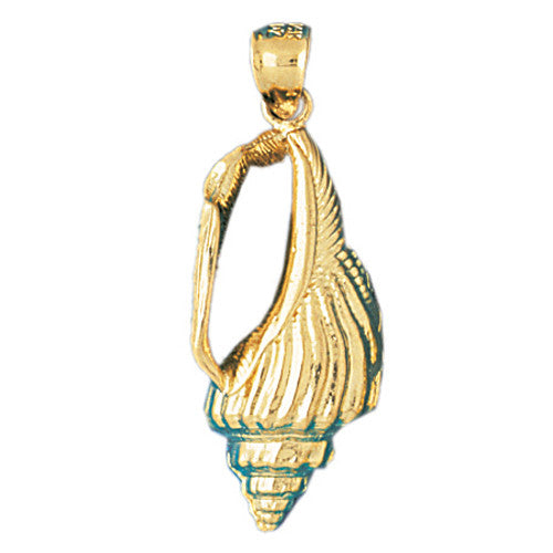 14K GOLD NAUTICAL CHARM - SHELL #304