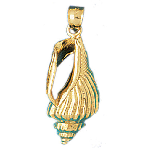 14K GOLD NAUTICAL CHARM - SHELL #305
